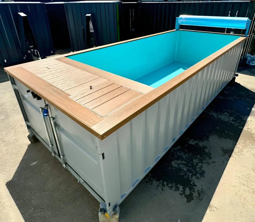 20ft Portable Container Swimming Pool – Caribbean Blue