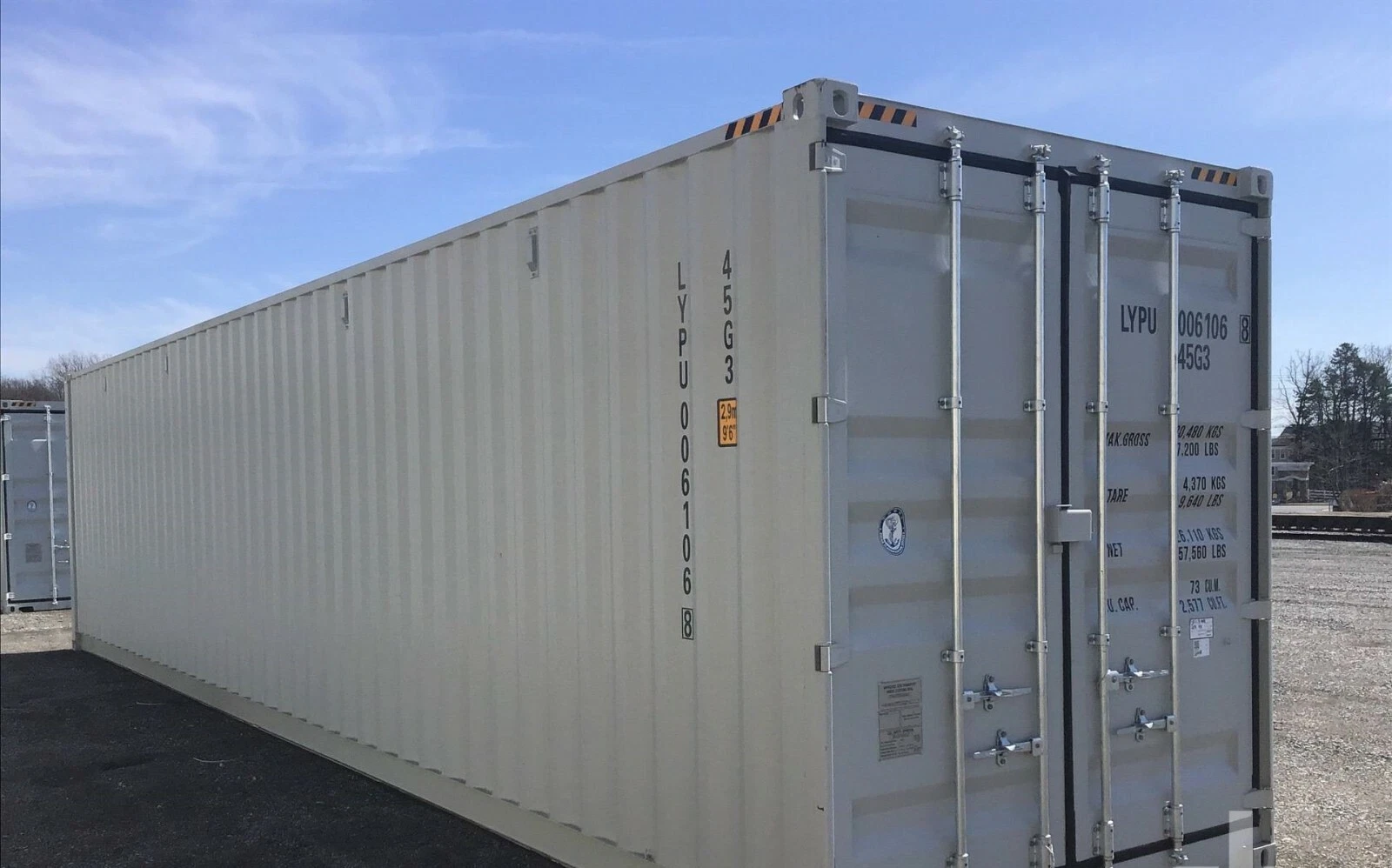 40ft High Cube Container with 2 Side Doors – One Trip - Image 3