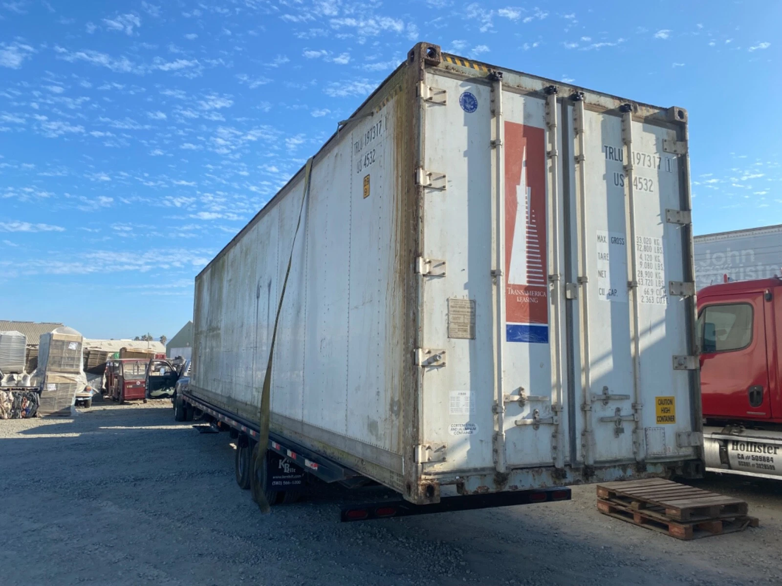40ft Refrigerated Shipping Container With Custom Side Door Access