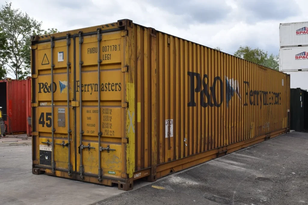 45Ft High Cube Shipping Container – Cargo Worthy & Wind Watertight