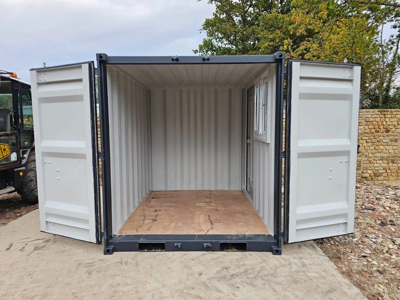 8ft Shipping Container Site Safe Lock Up Box Toolbox - Image 12