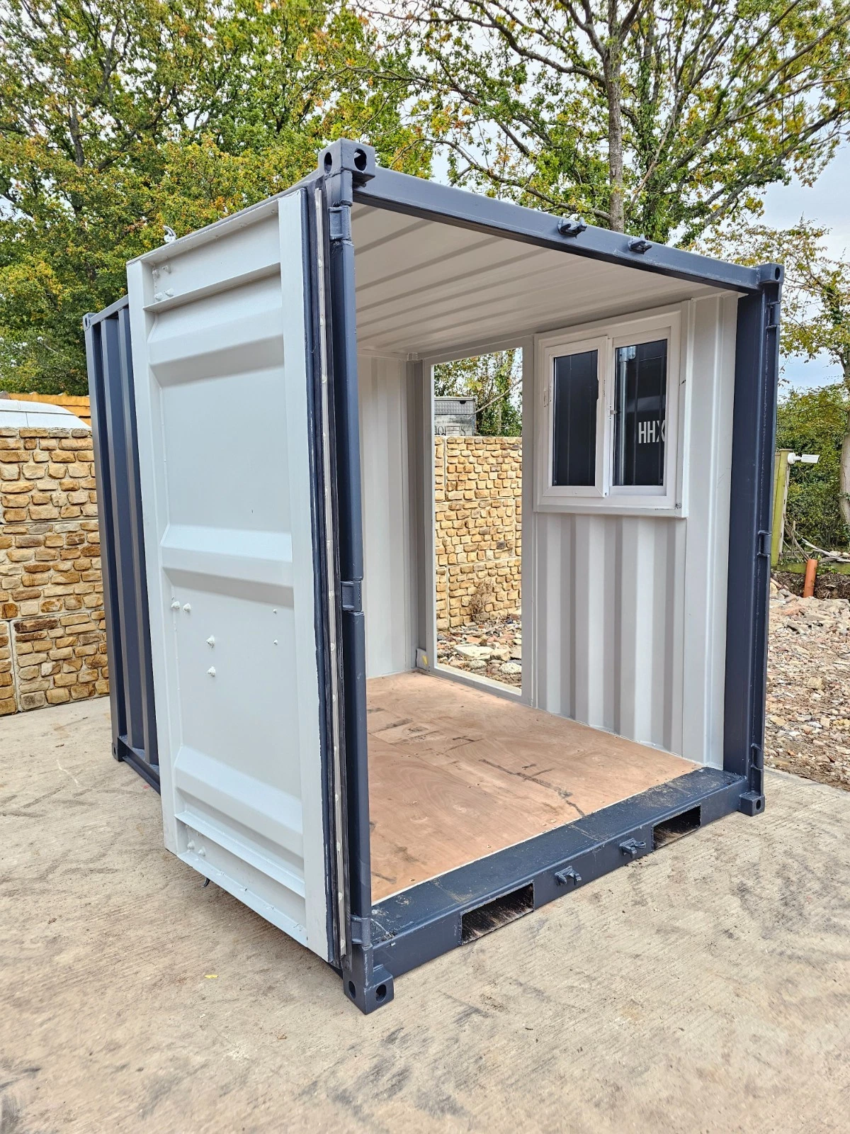 8ft Shipping Container Site Safe Lock Up Box Toolbox - Image 3