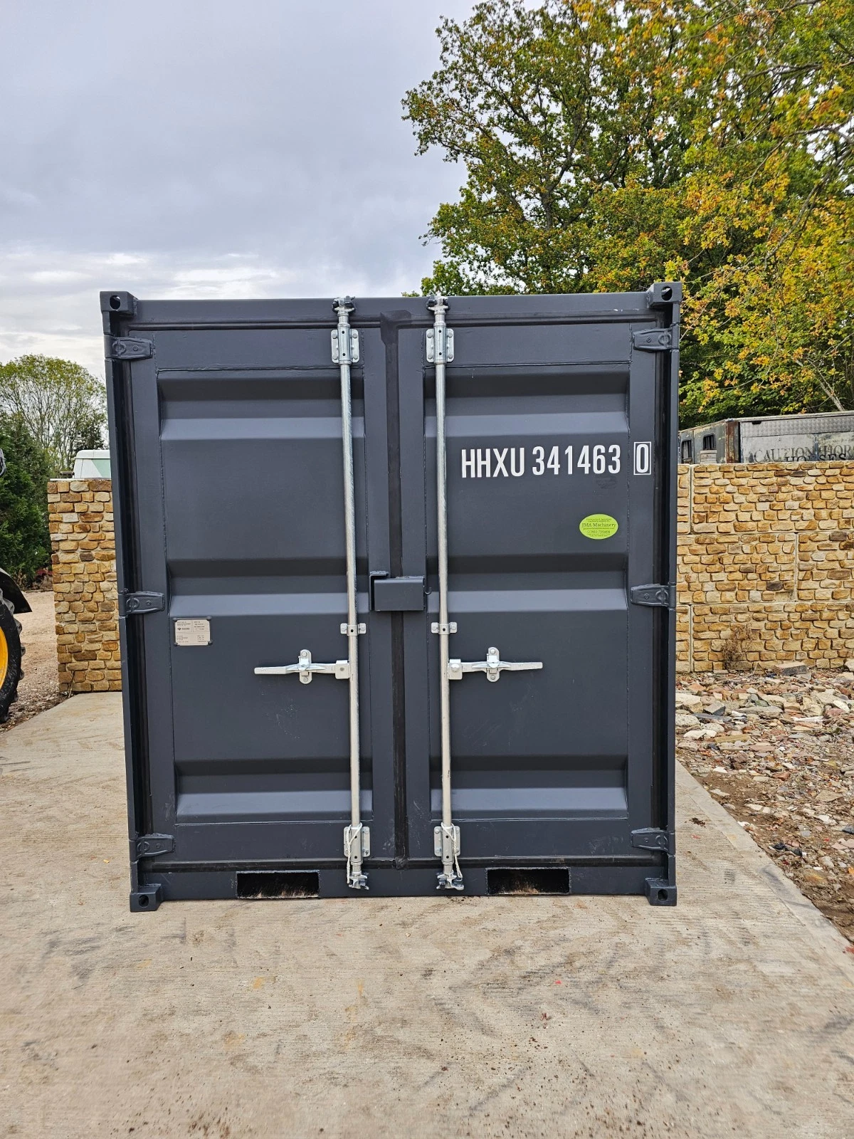 8ft Shipping Container Site Safe Lock Up Box Toolbox - Image 19