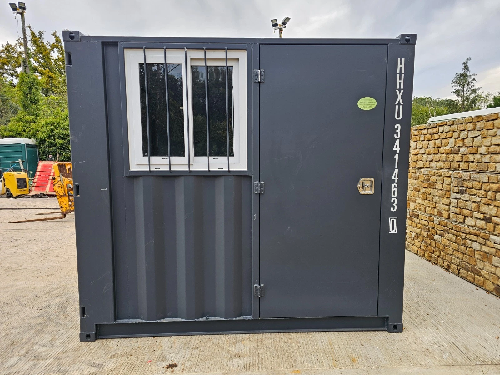 8ft Shipping Container Site Safe Lock Up Box Toolbox - Image 18