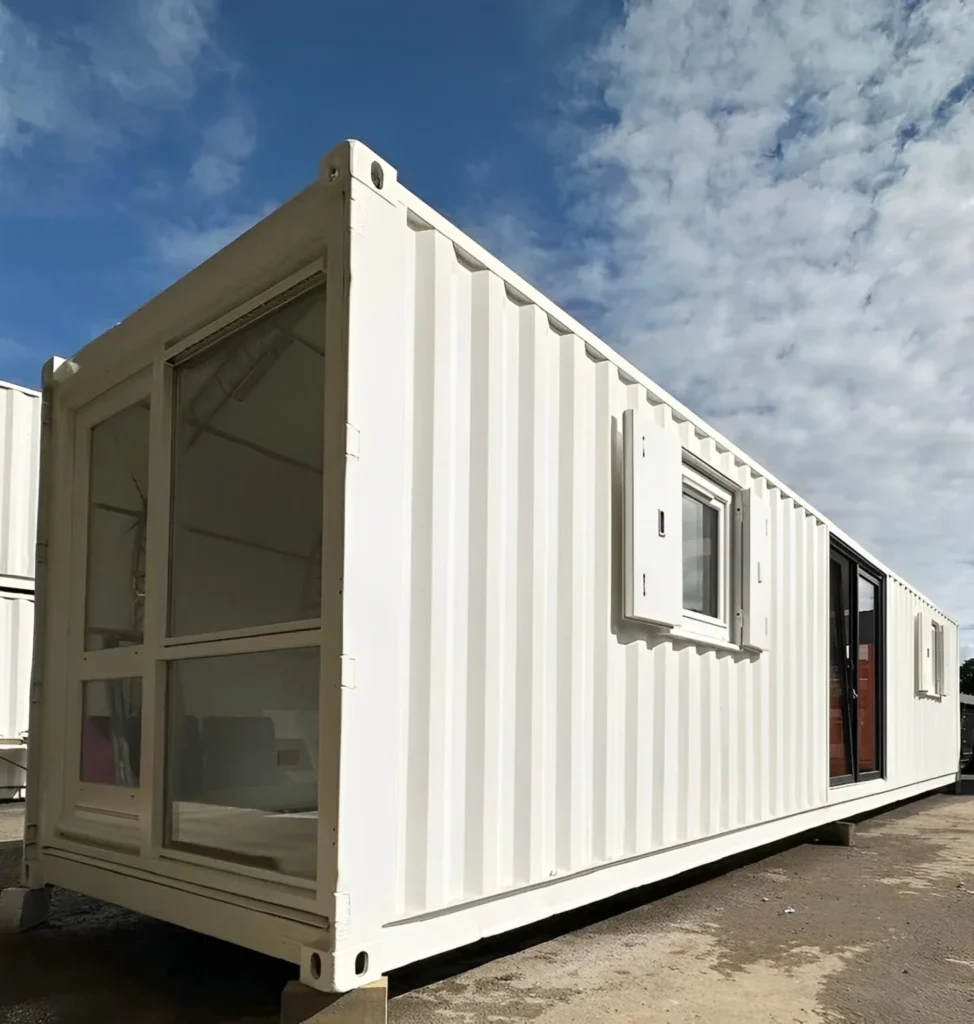 Converted 40ft Shipping Container Office | Open Plan Portable Office