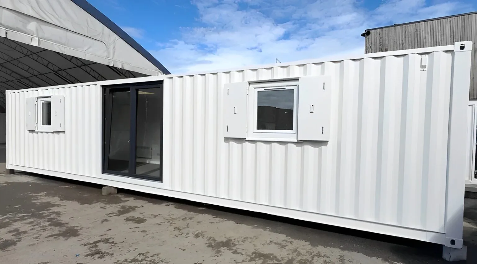 Converted 40ft Shipping Container Office | Open Plan Portable Office - Image 4