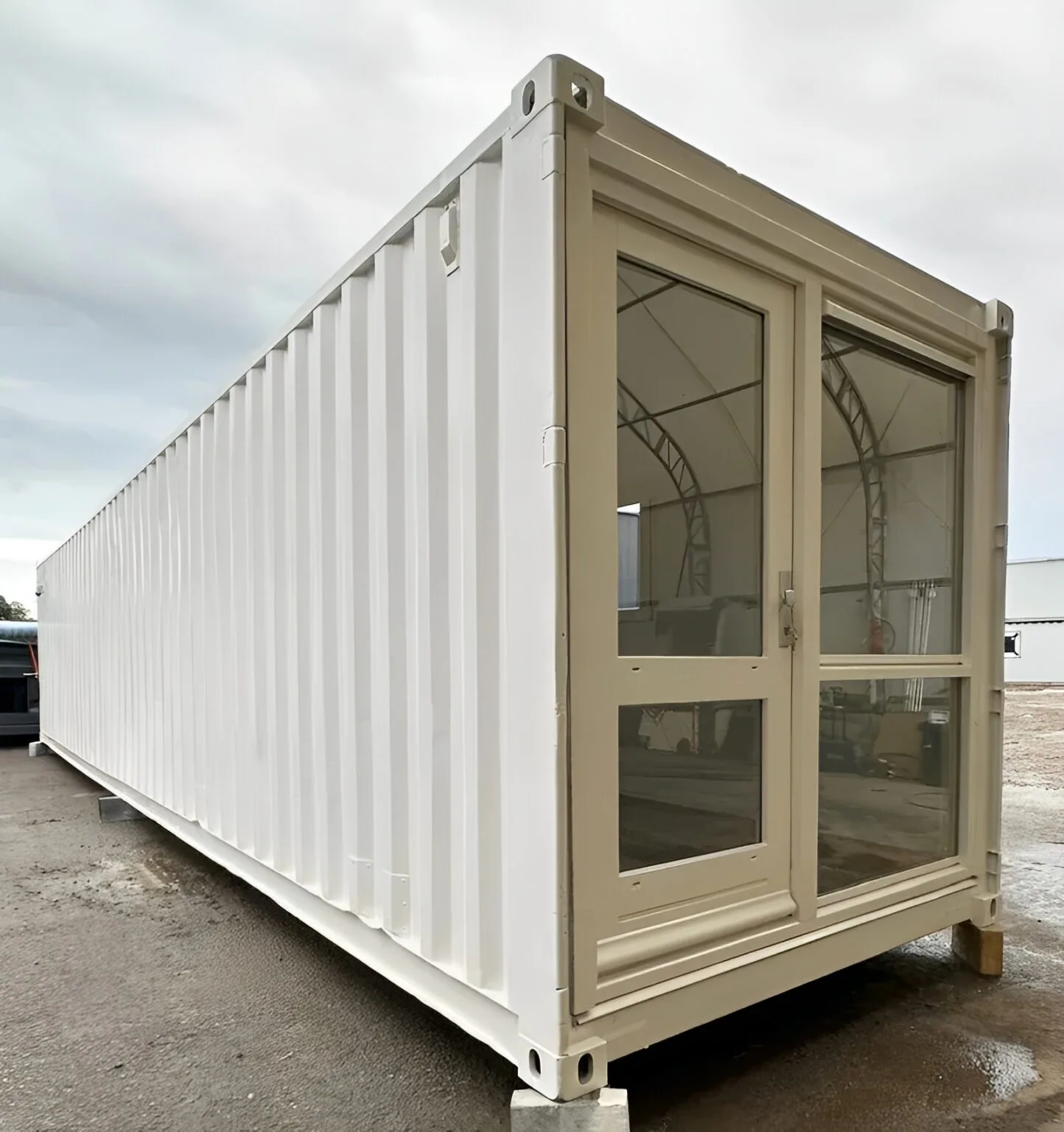 Converted 40ft Shipping Container Office | Open Plan Portable Office - Image 3