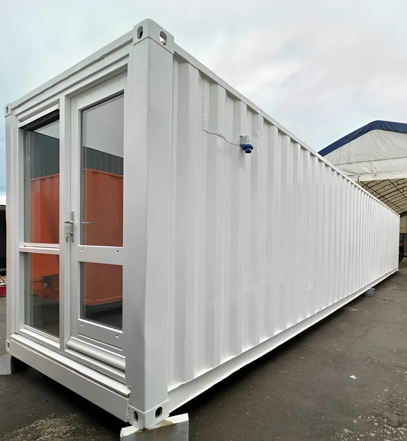 Converted 40ft Shipping Container Office | Open Plan Portable Office - Image 12