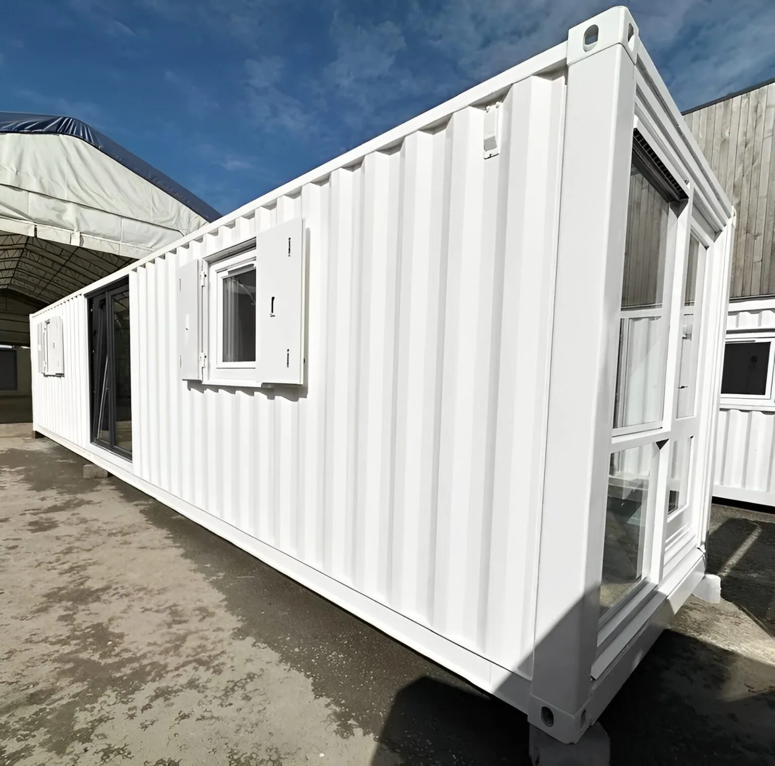 Converted 40ft Shipping Container Office | Open Plan Portable Office - Image 11