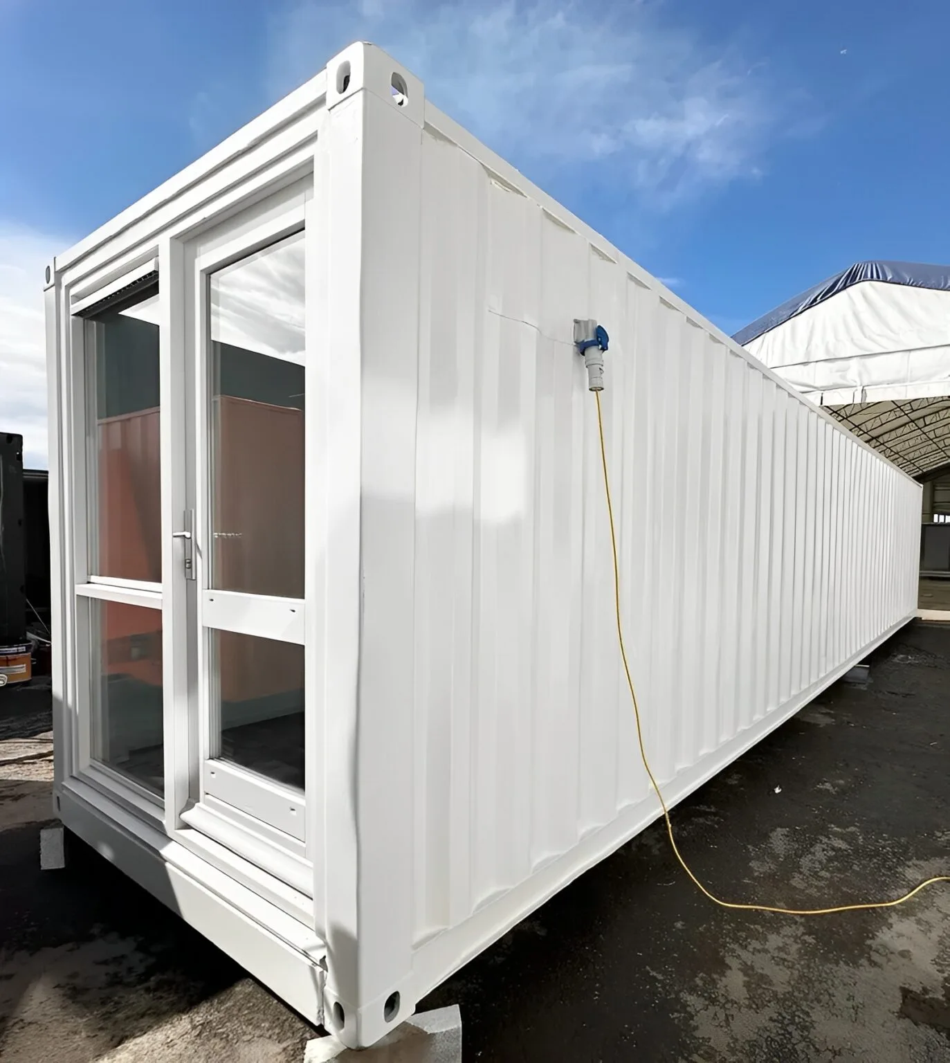 Converted 40ft Shipping Container Office | Open Plan Portable Office - Image 2
