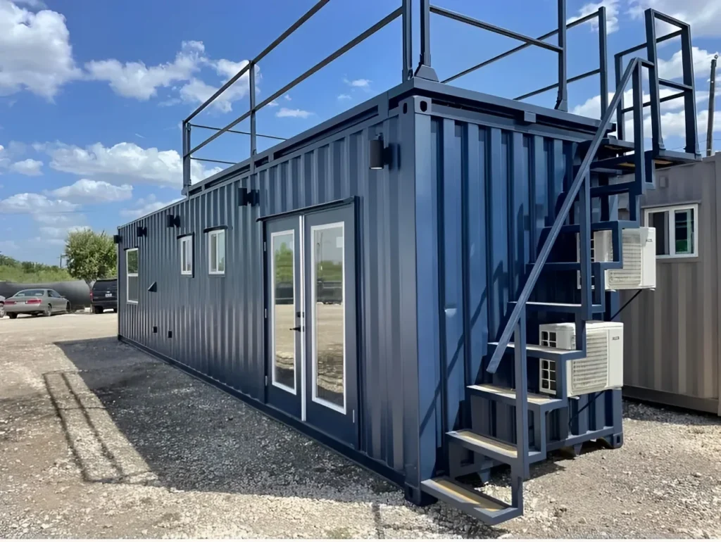 Customized 40ft Shipping Container House – Luxury 1 Bedroom Home