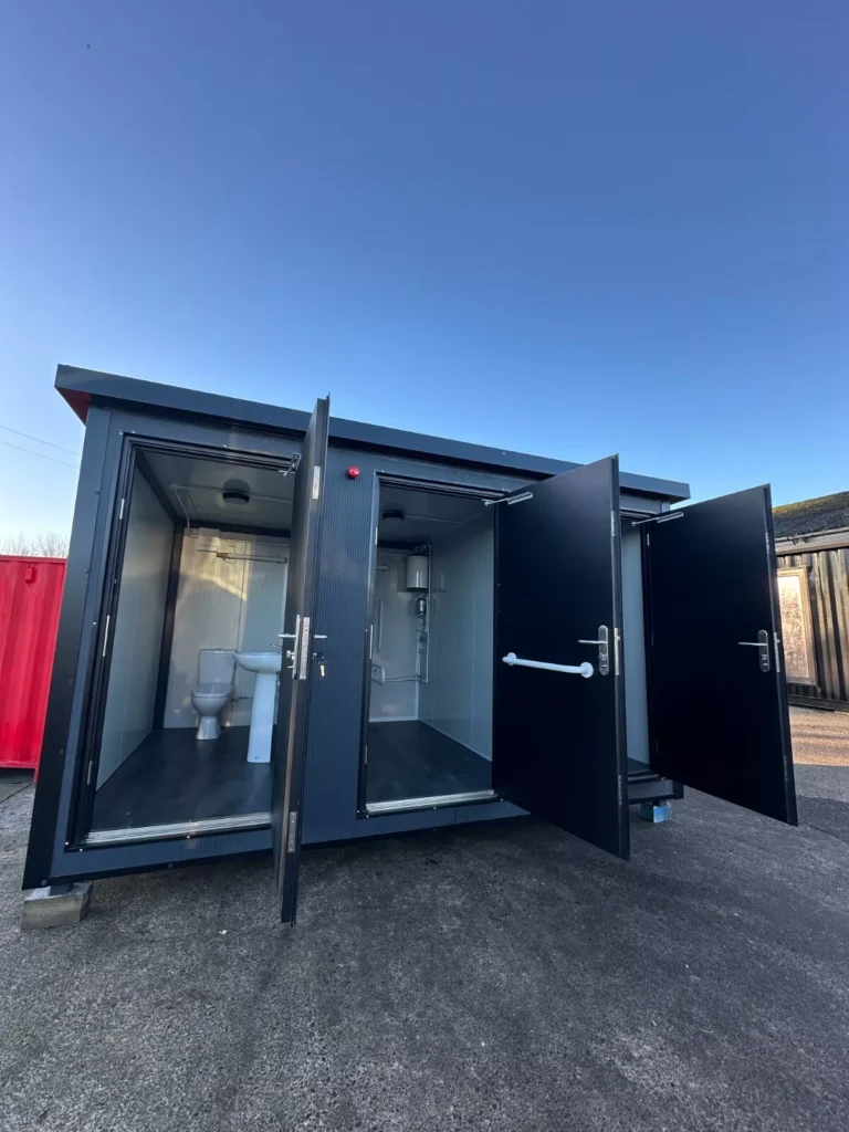 Triple Toilet Unit (Customizable) – Shipping Container Toilet Block