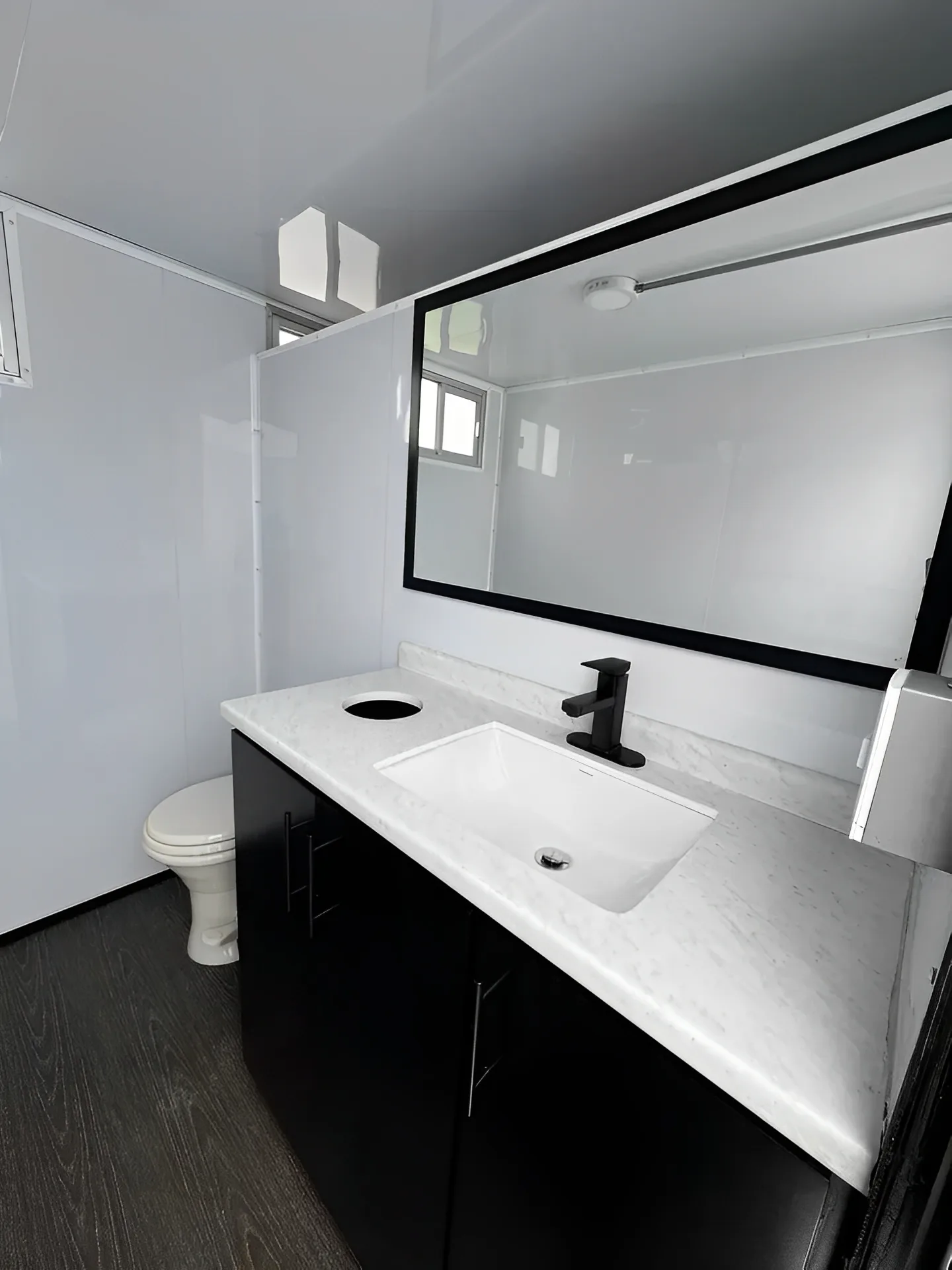 Upscale 2 Station Portable Restroom Trailer 7ft x 14ft - Image 5